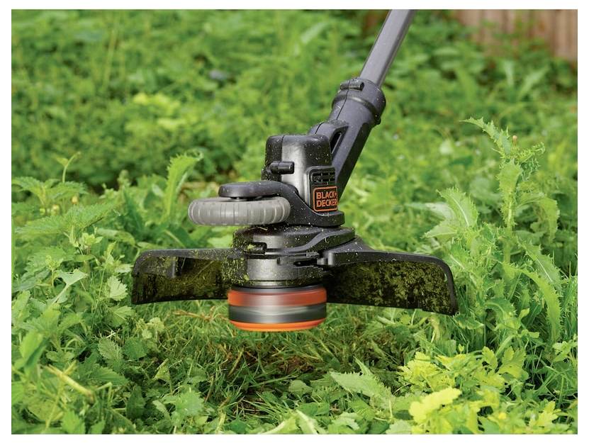 Black & Decker Akku Akku-Rasentrimmer ohne Akku, ohne Ladegerät 18V Schnittbreite (max.): 28cm