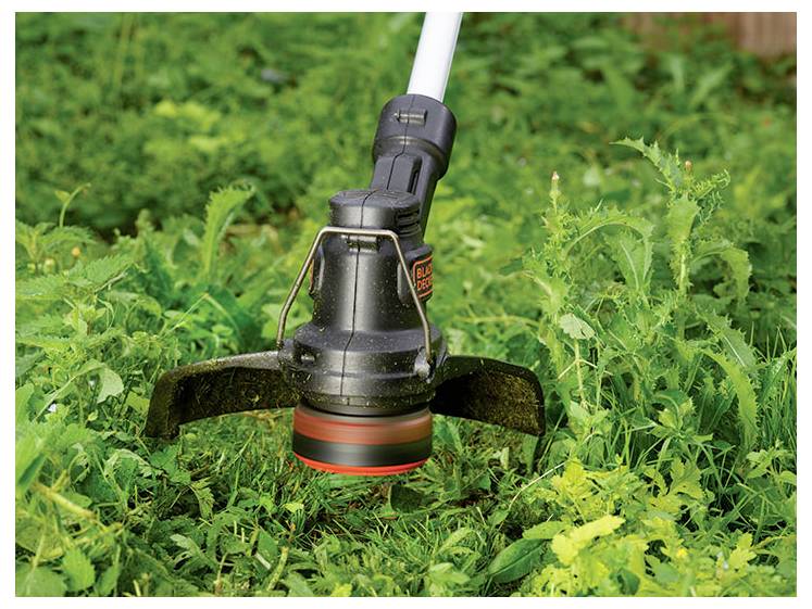 Black & Decker Akku Akku-Rasentrimmer inkl. Akku, inkl. Ladegerät, Höhenverstellbarer Griff 18V 1.5Ah Schnittbreite (max.): 25cm