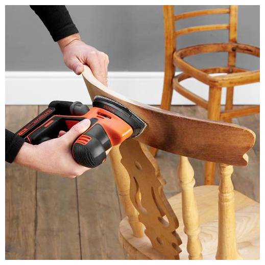 Black & Decker BDCDS18N-XJ Akku-Deltaschleifer ohne Akku, ohne Ladegerät 18V