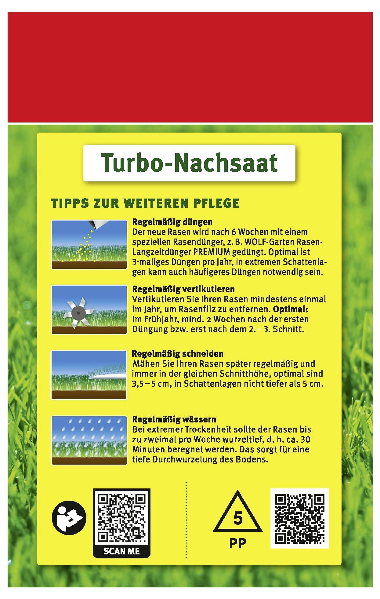 WOLF-Garten 3826052 - LR 120 TURBO-NACHSAAT 1St.