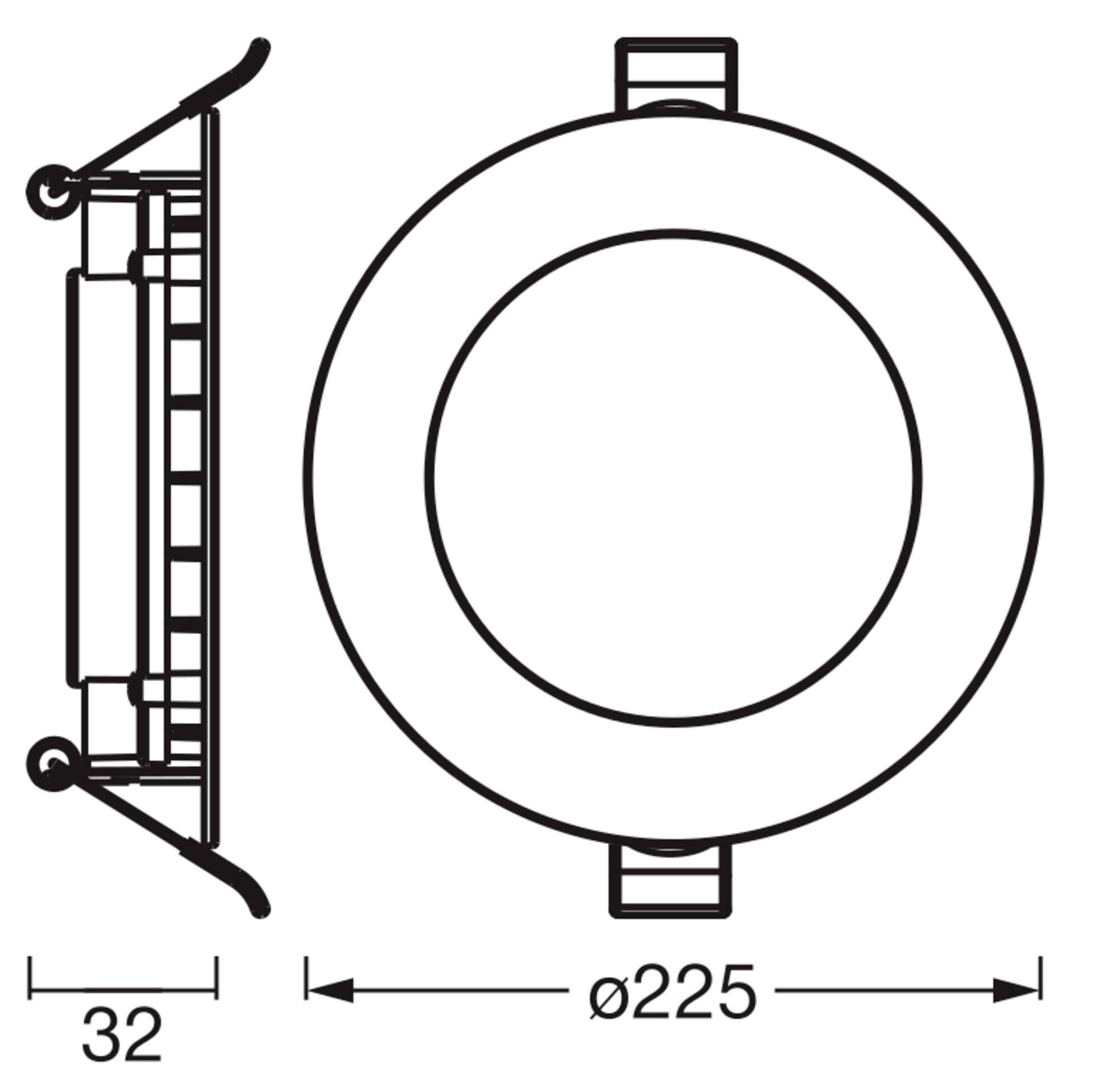 # Osram Spot Set Verpackungsbeschreibung<br><br>Die Abbildung zeigt eine Verpackung für ein Osram Spot Set mit verstellbarem Licht mit drei vorstehenden Leuchten. Etiketten geben an, dass Drehbarkeit möglich ist und eine Lebensdauer von 3 Jahren beträgt.