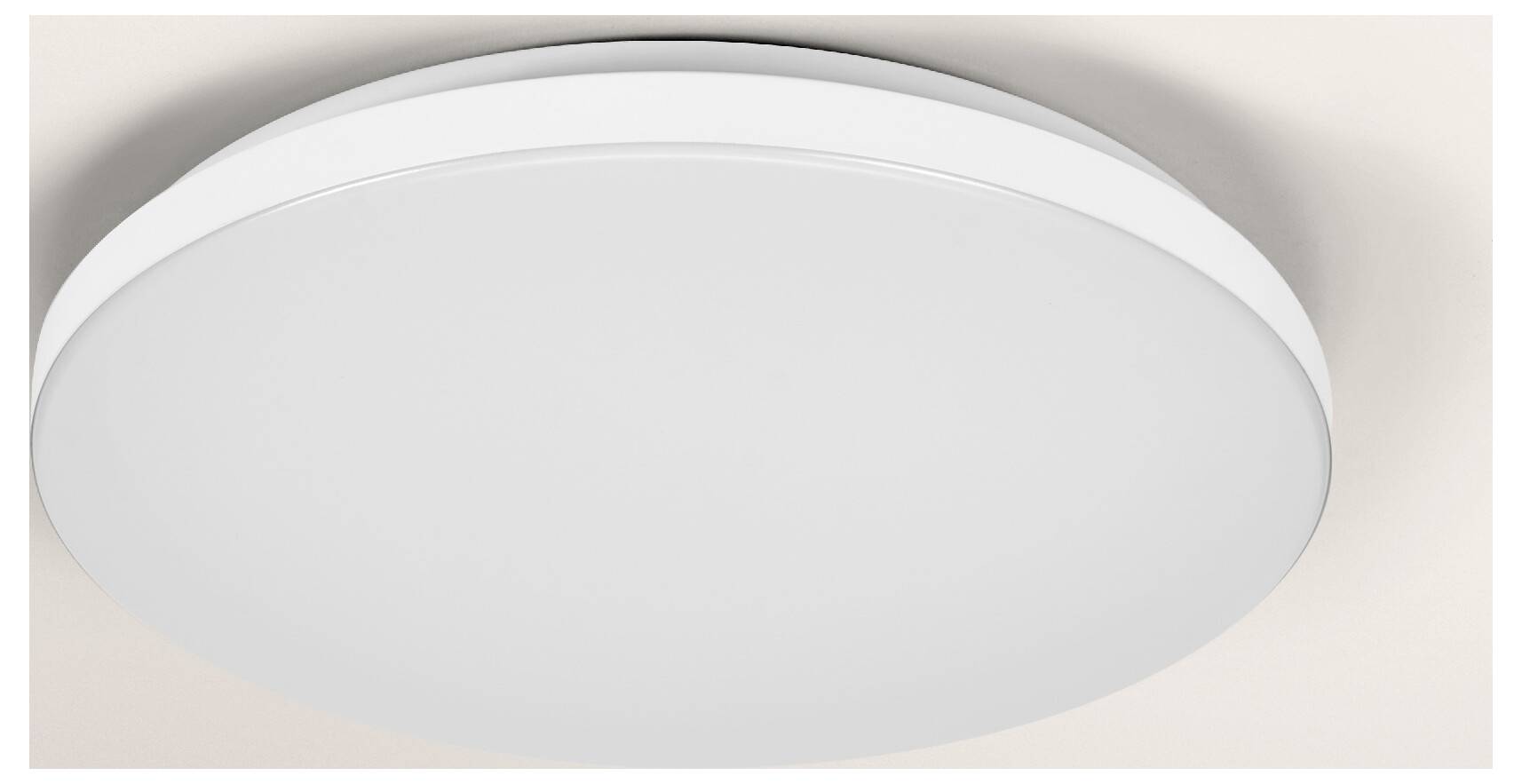 Eine schwarz-weiße, an der Decke montierte LED-Röhrenleuchte mit schlankem, modernem Design.