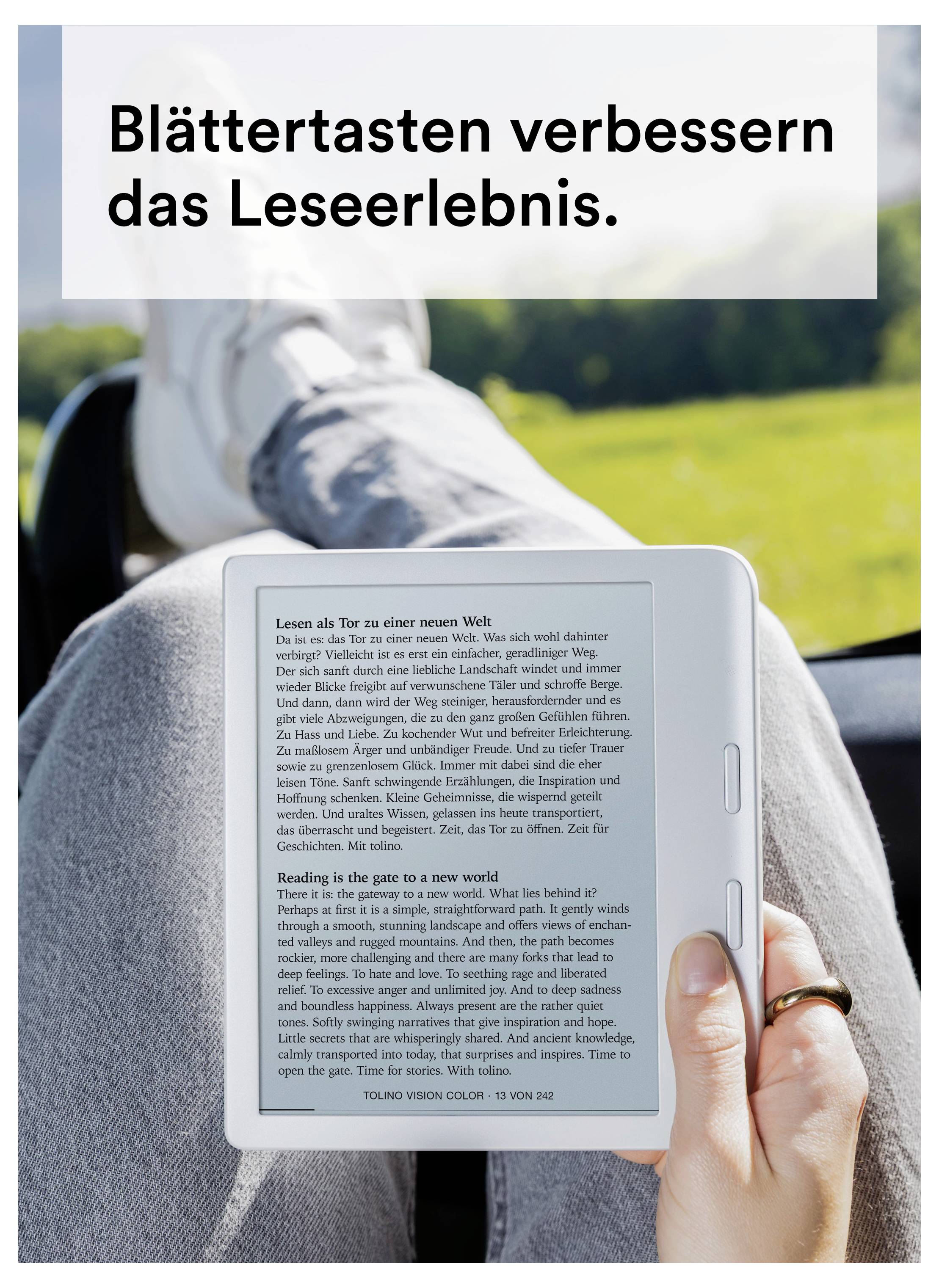 Tolino THALIA vision color eBook-Reader weiß eBook-Reader 17.8cm (7 Zoll)