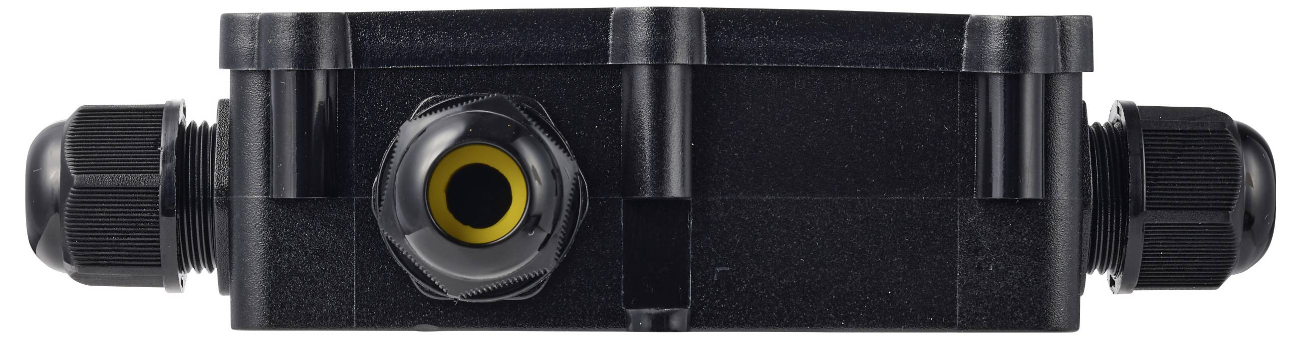TRU COMPONENTS Abzeigdose IP68 wasserdicht 3 Eingänge, 0,5 - 2,5mm² TC-14745272 Schwarz Inhalt: 1St.