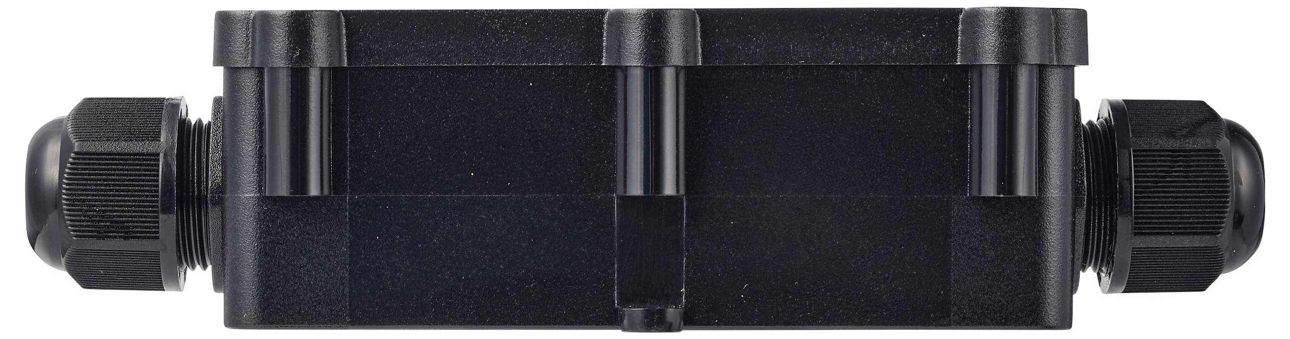 TRU COMPONENTS Abzeigdose IP68 wasserdicht, 2 Eingänge, 0,5 - 2,5mm² TC-14745276 Schwarz Inhalt: 1St.