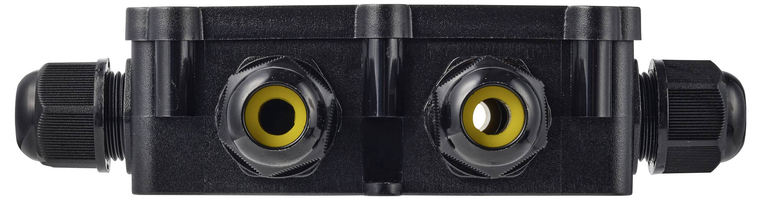 TRU COMPONENTS Abzeigdose IP68 wasserdicht, 5 Eingänge, 0,5 - 2,5mm² TC-14745284 Schwarz Inhalt: 1St.
