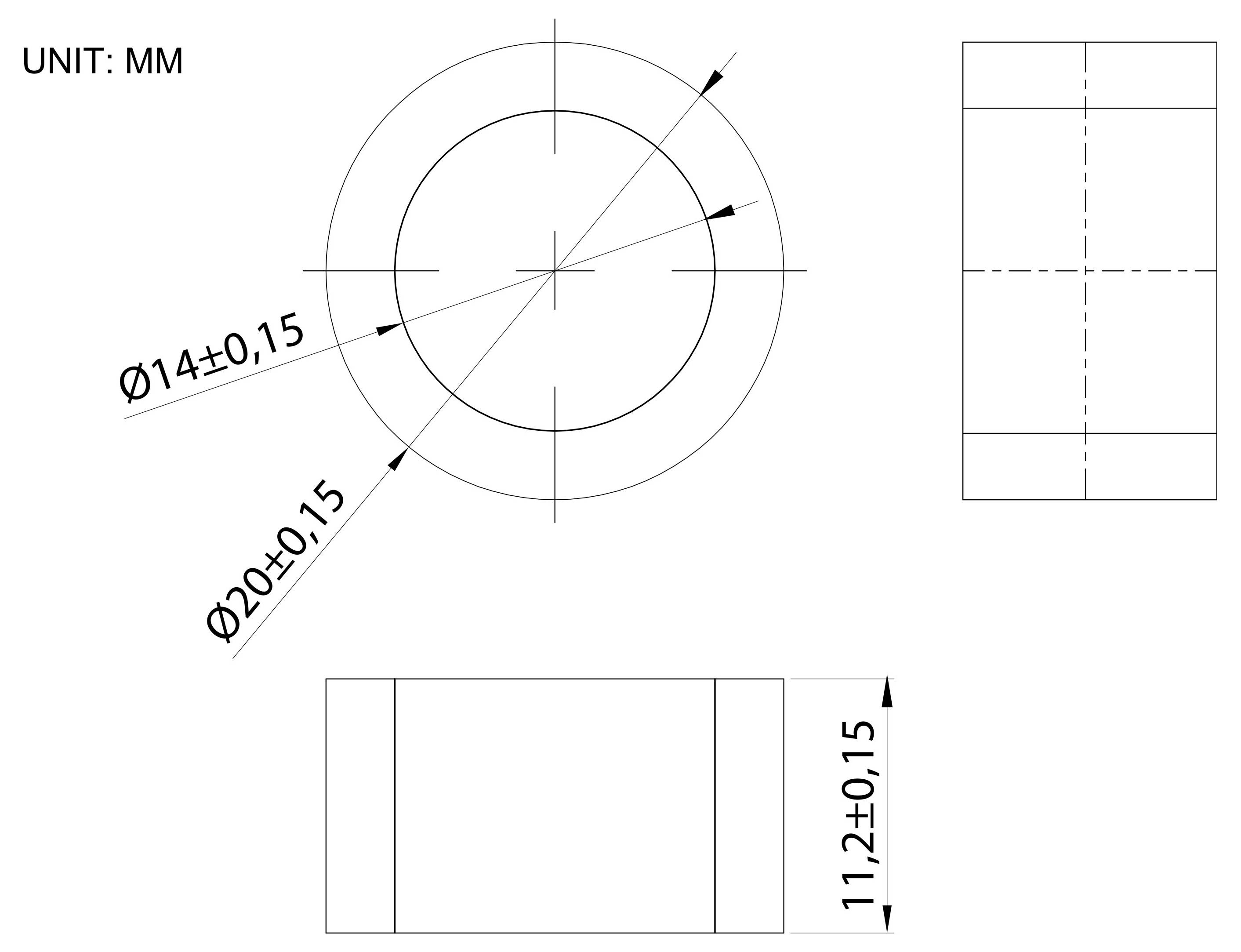 TRU COMPONENTS Flacher Gummidichtungsstopfen M25 (Kabeldurchmesser 10 - 14 mm) TC-14745312 Gelb Inhalt