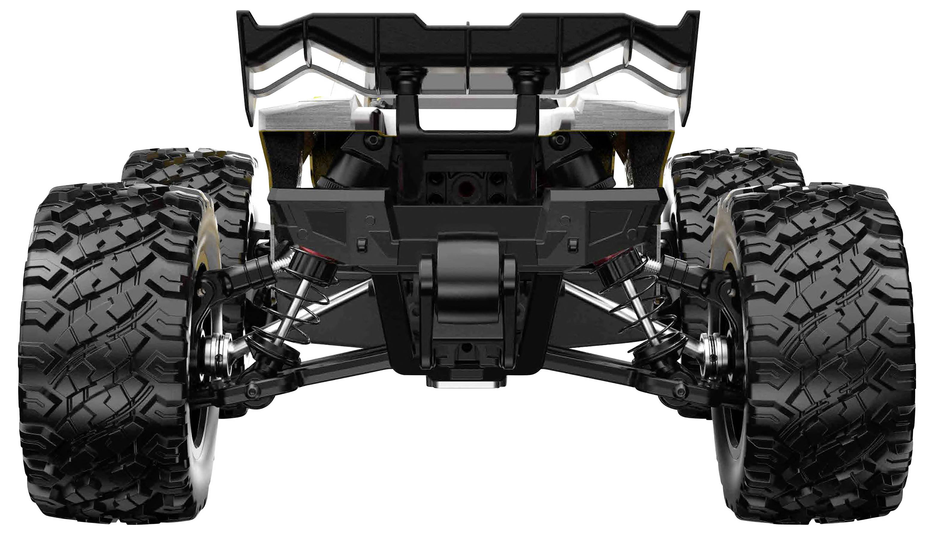 MJX Weiß-Gelb, Schwarz Brushless 1:14 RC Modellauto Elektro Truggy Allradantrieb (4WD) RtR 2,4 GHz Inkl. Akku und Ladegerät, Inkl. Zusatz-Karosseri