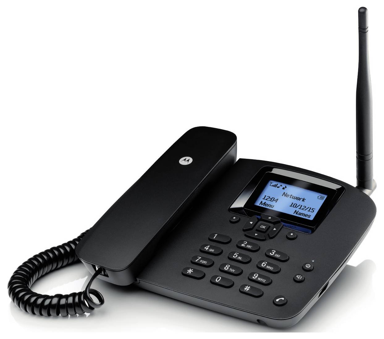 Motorola FW200L Desktop-Mobiltelefon Schwarz