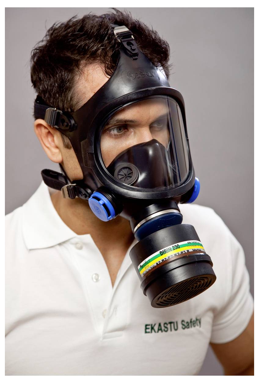 Ekastu 466612 Atemschutz Vollmaske EN 148-1