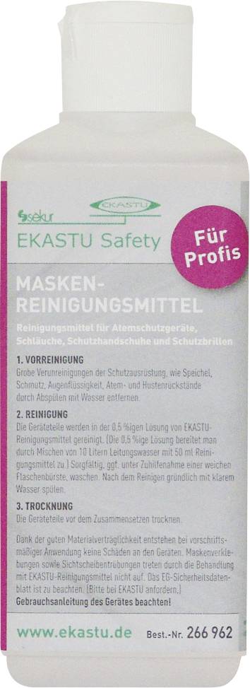 Flasche „EKASTU Sicherheitsmaske-Reiniger