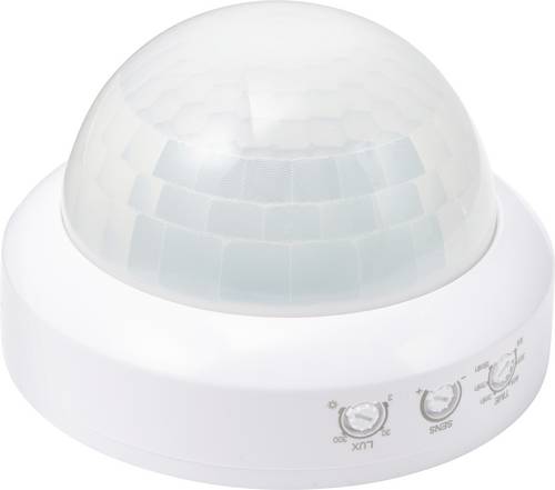 Sygonix SY-7403854 Decke PIR-Bewegungsmelder 360 ° Relais Weiß