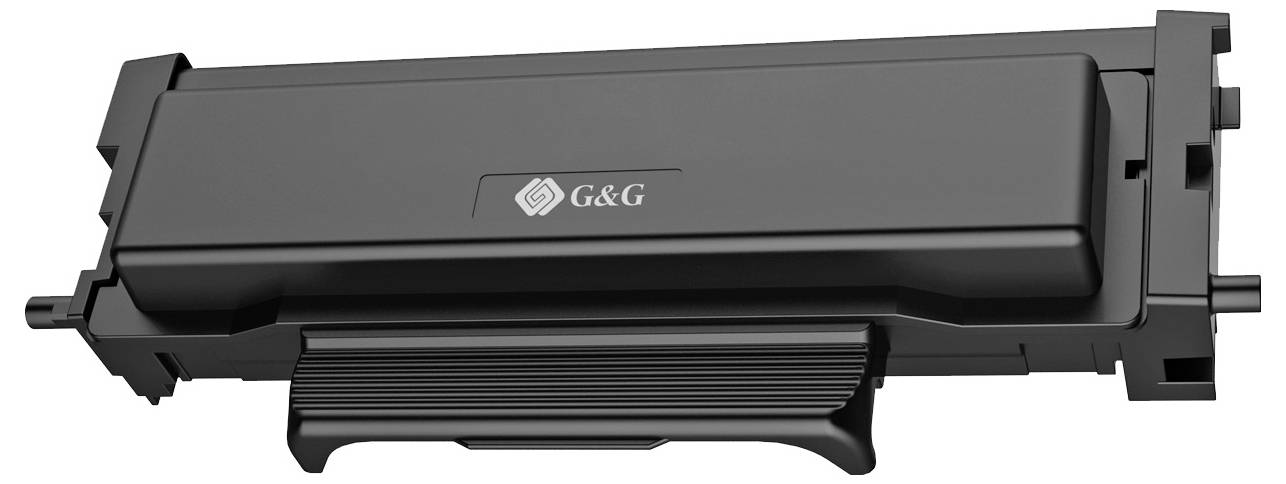 Schwarze Druckertonerkassette mit „G&G