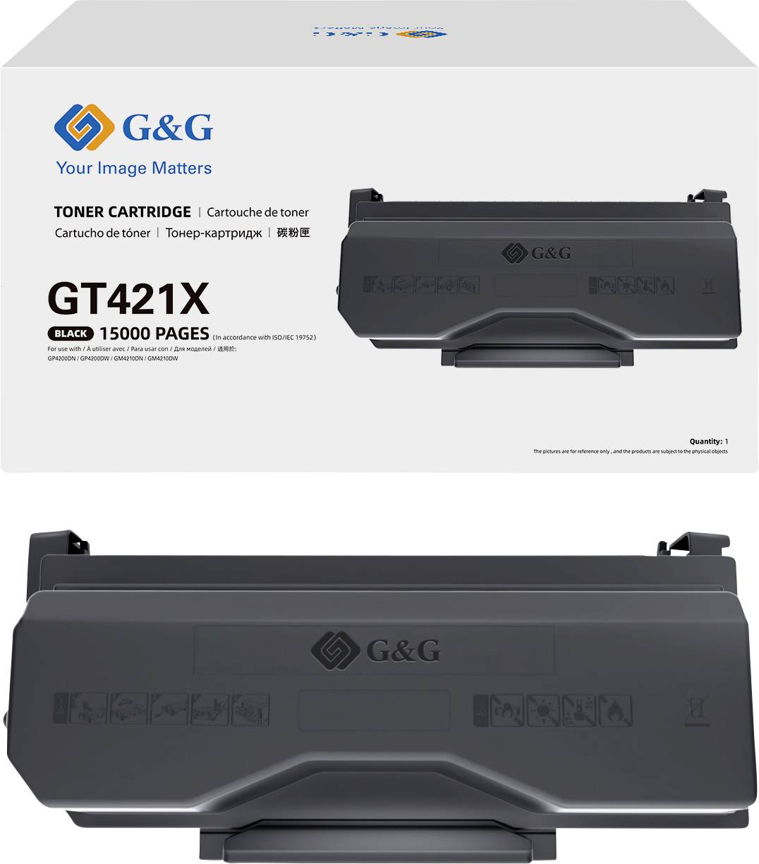 „Tonerkartusche GT421X, schwarz, 15000 Seiten