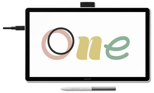 Wacom One Pen 14 Kabelgebunden Grafiktablett Schwarz/Weiß