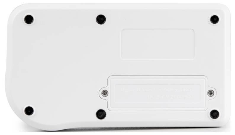 Schwarzes elektronisches Gerät mit Anschlüssen auf einer Seite, beschriftet mit „Kern YKC-01