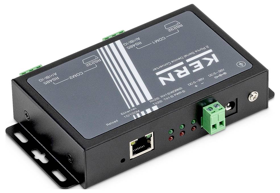 Ein schwarzes rechteckiges elektronisches Gerät mit der Bezeichnung 