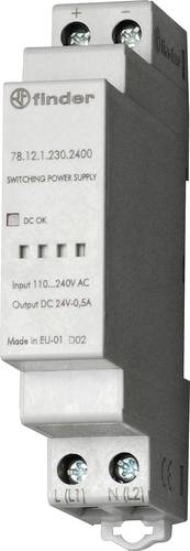 Finder 78.12.1.230.2402 Schaltnetzteil 0.63 A 12 W Anzahl Ausgänge:1 x Inhalt 1 St.