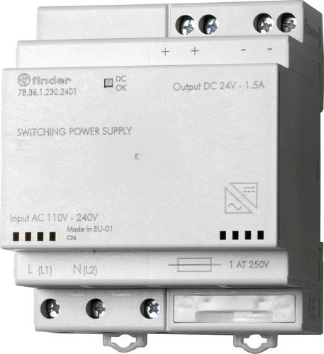 Finder 78.36.1.230.2402 Schaltnetzteil 36 W Anzahl Ausgänge:1 x Inhalt 1 St.