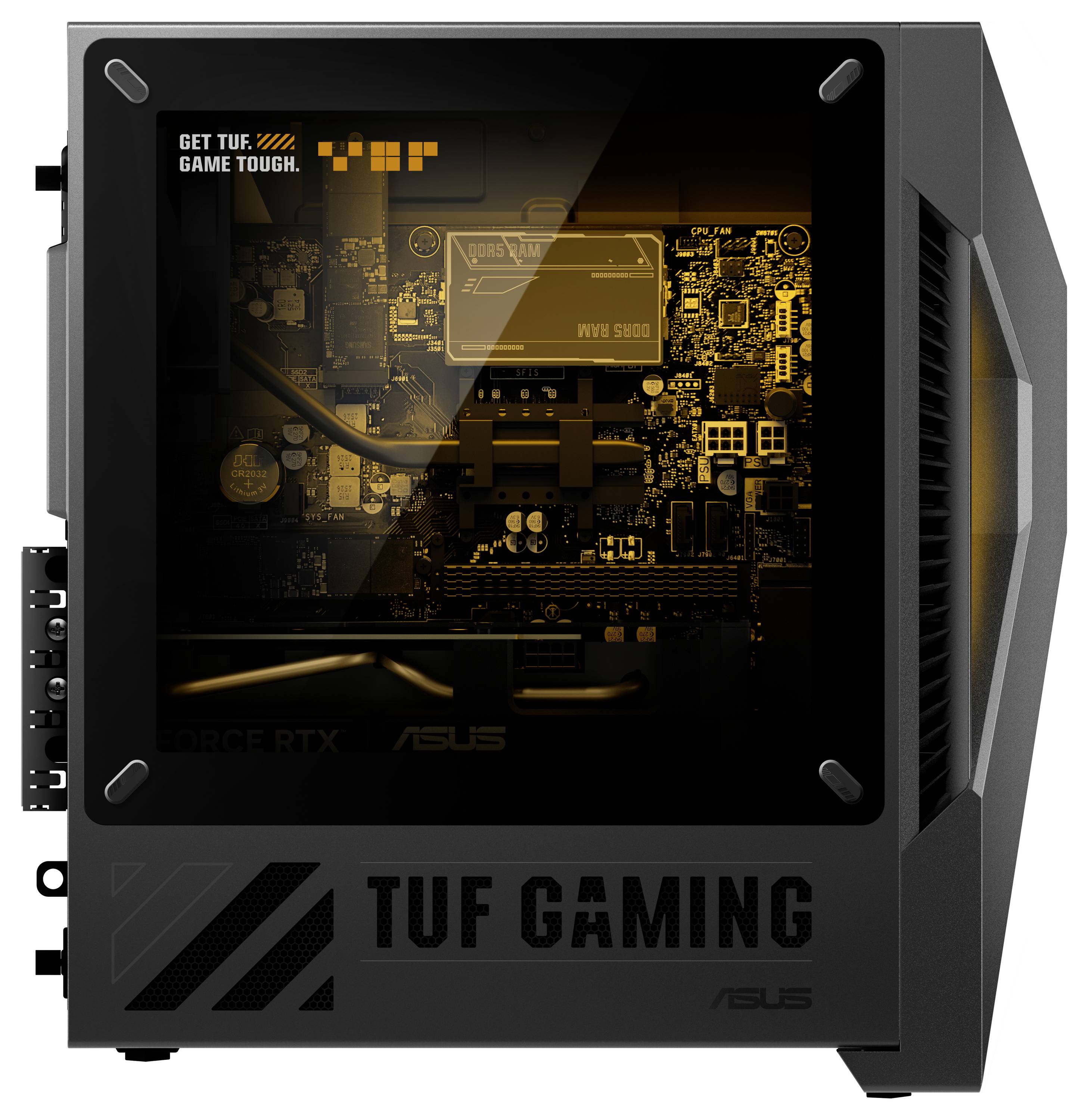 Asus Gaming PC TUF Gaming T500 AMD Ryzen 5 220 4.9GHz 16GB RAM 1TB SSD AMD AMD Radeon Nvidia NVIDIA GeForce RTX 5060 8GB GDDR7
