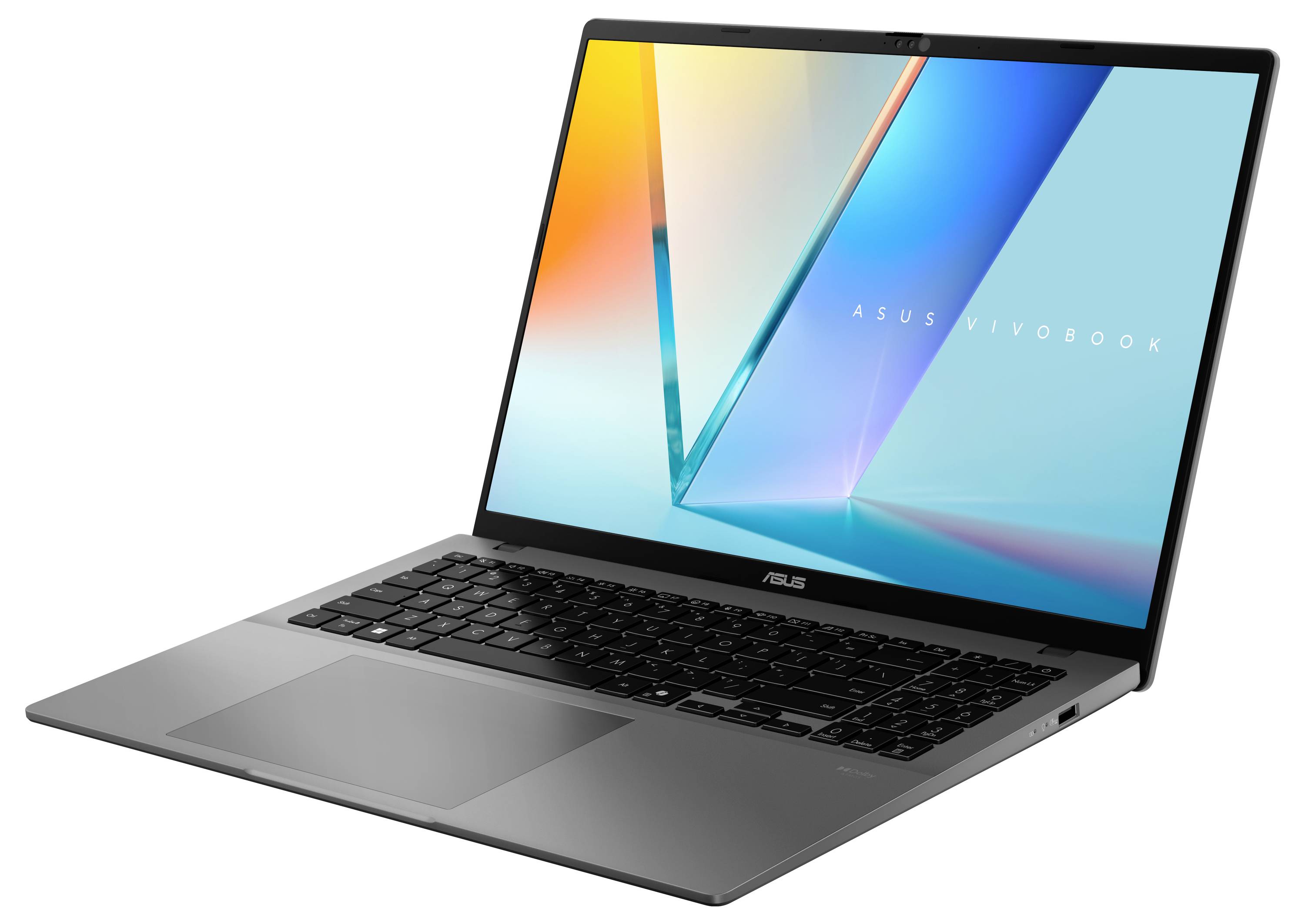 Asus Notebook Vivobook S 16 40.6cm (16 Zoll) WUXGA AMD Ryzen AI 7 445 32GB RAM 1TB SSD Deutsch, QWERTZ AMD AMD Radeon Nich