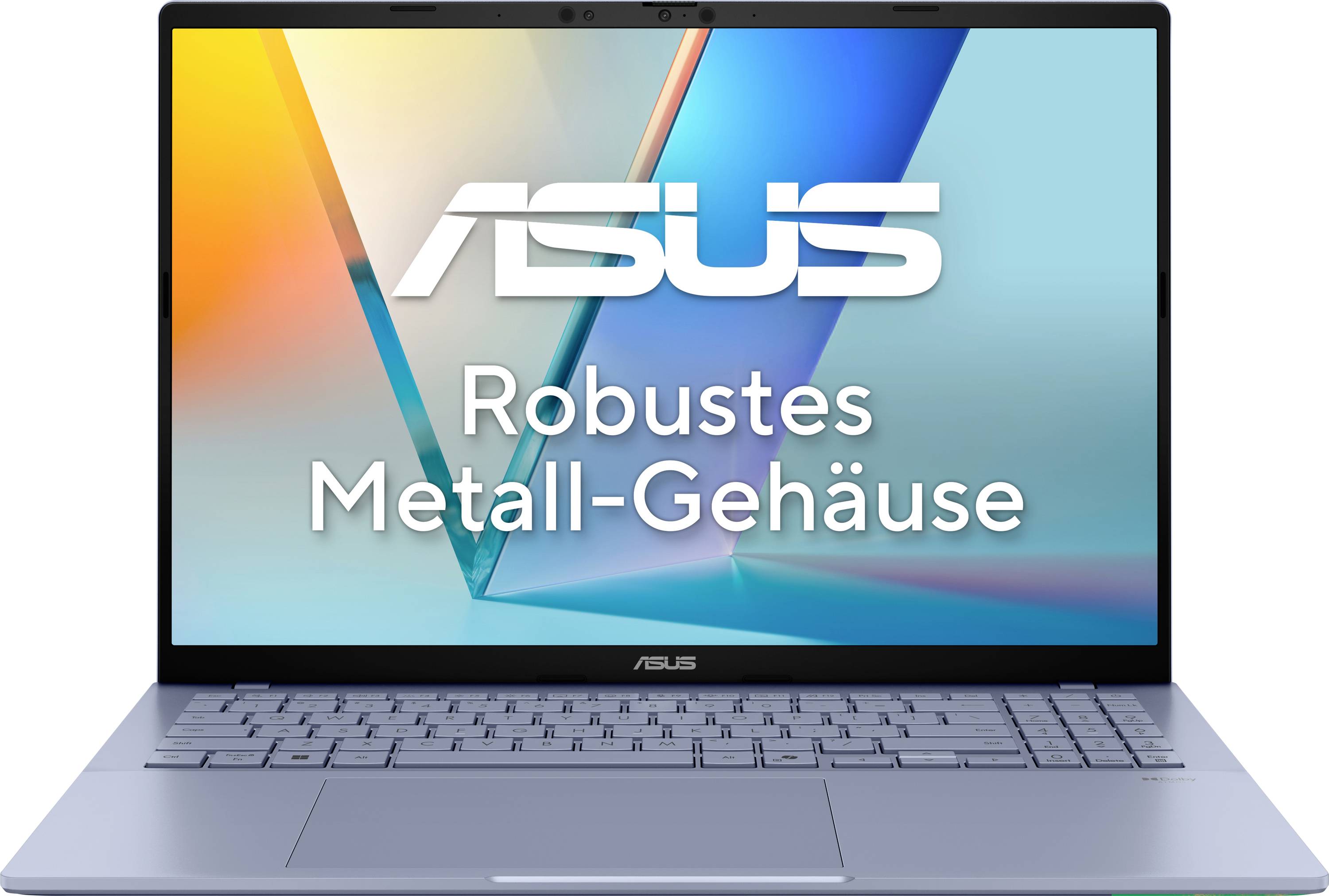 Laptop mit „ASUS Robustes Metall-Gehäuse