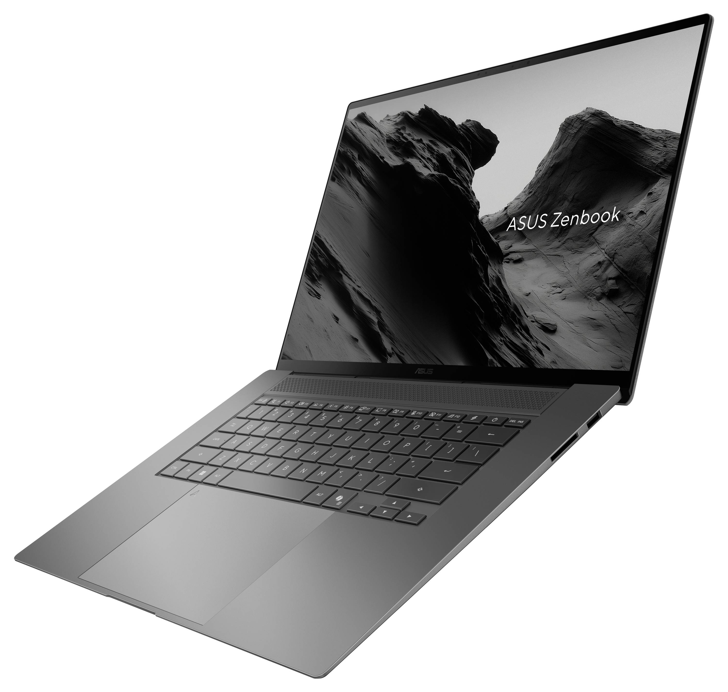 Asus Notebook Zenbook S16 40.6 cm (16 Zoll) 3K AMD Ryzen AI 9 465 32 GB RAM 1 TB SSD Deutsch, QWERTZ AMD AMD Radeon Nicht verfügbar Grau 90NB17