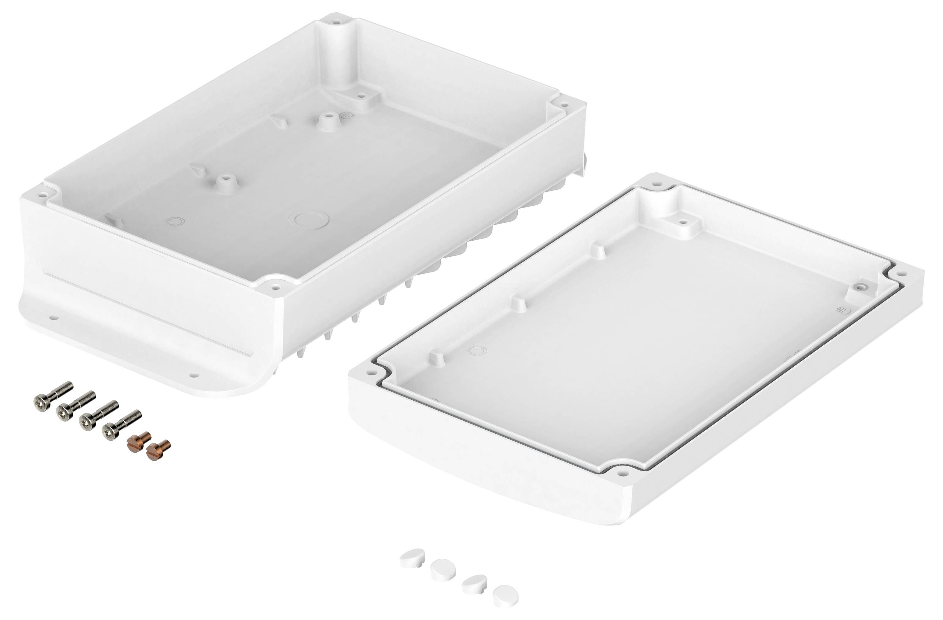 Bopla "BoVersa 48146403.HMT3" Industrie-Gehäuse (L x B x H) 258 x 140 x 66.5mm Aluminium Weiß 1St.