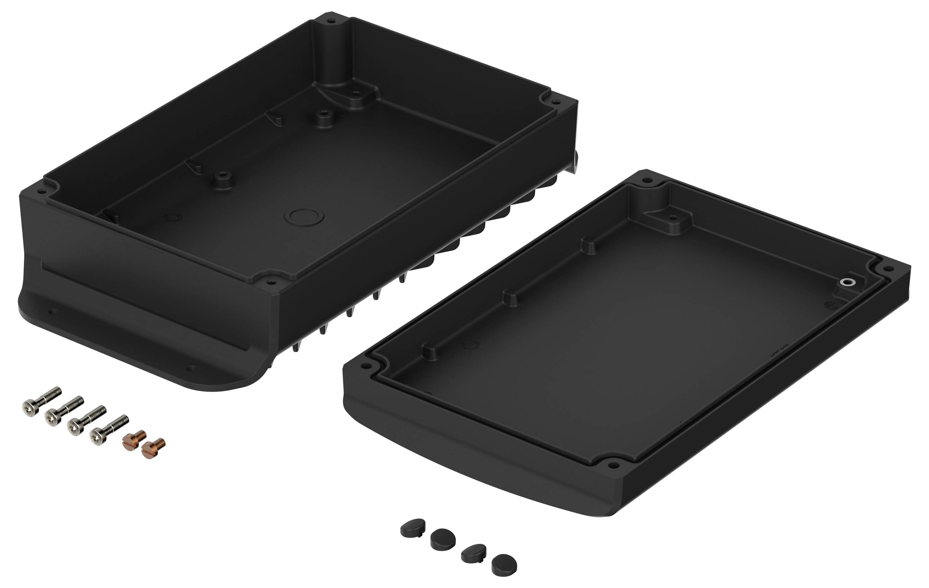 Bopla "BoVersa 48146405.HMT3" Industrie-Gehäuse (L x B x H) 258 x 140 x 66.5mm Aluminium Schwarz 1St.