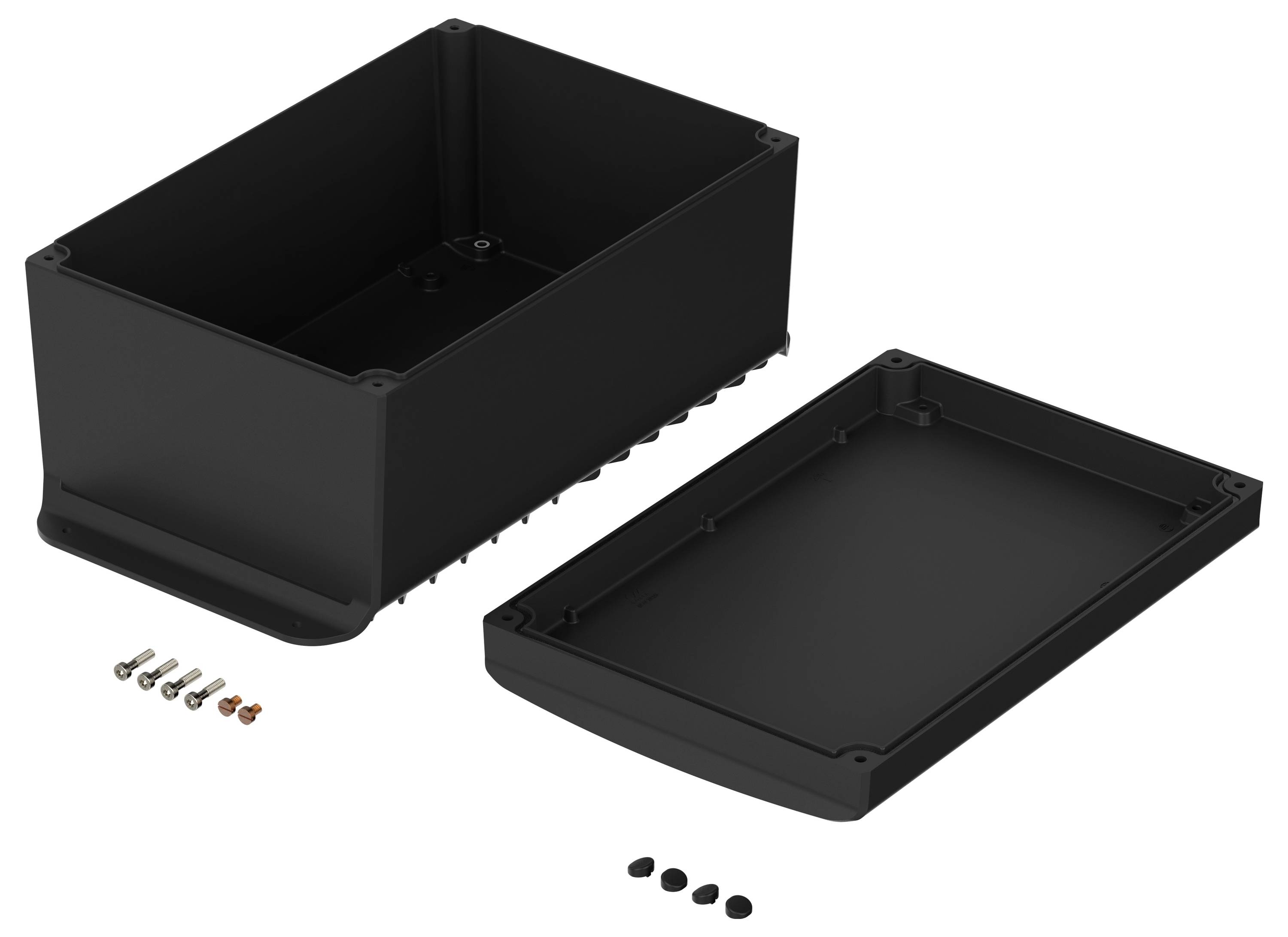 Bopla "BoVersa 48198685.HMT3" Industrie-Gehäuse (L x B x H) 323 x 185 x 139mm Aluminium Schwarz 1St.