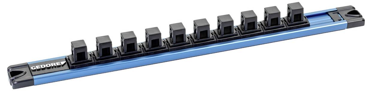 Gedore SL 1910 SL 1910 Steckleiste 1/2" magnetisch, leer, 10 Steckplätze (B x H x T) 30 x 29 x 340mm 1St.