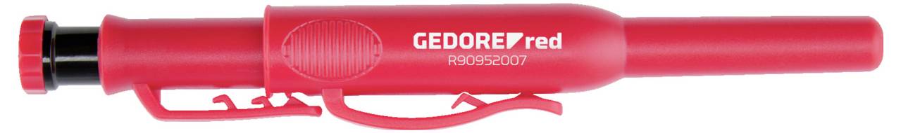 A red Gedore torque wrench with a black tip, labeled 'GEDORE7 red' and 'R29500007'.
