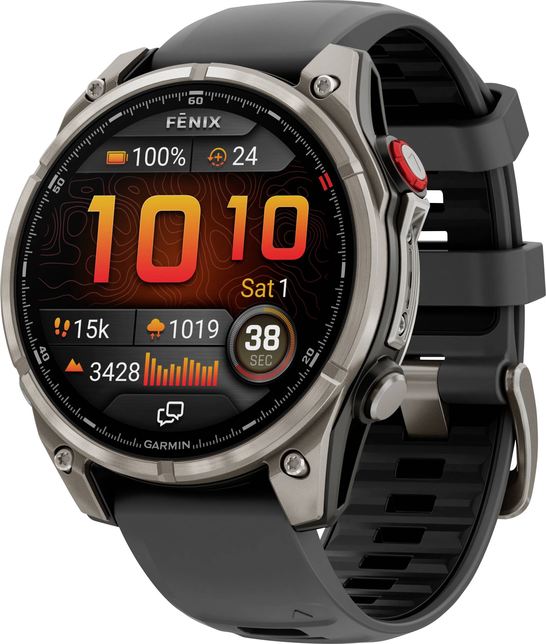Smartwatch mit Anzeige „10:10
