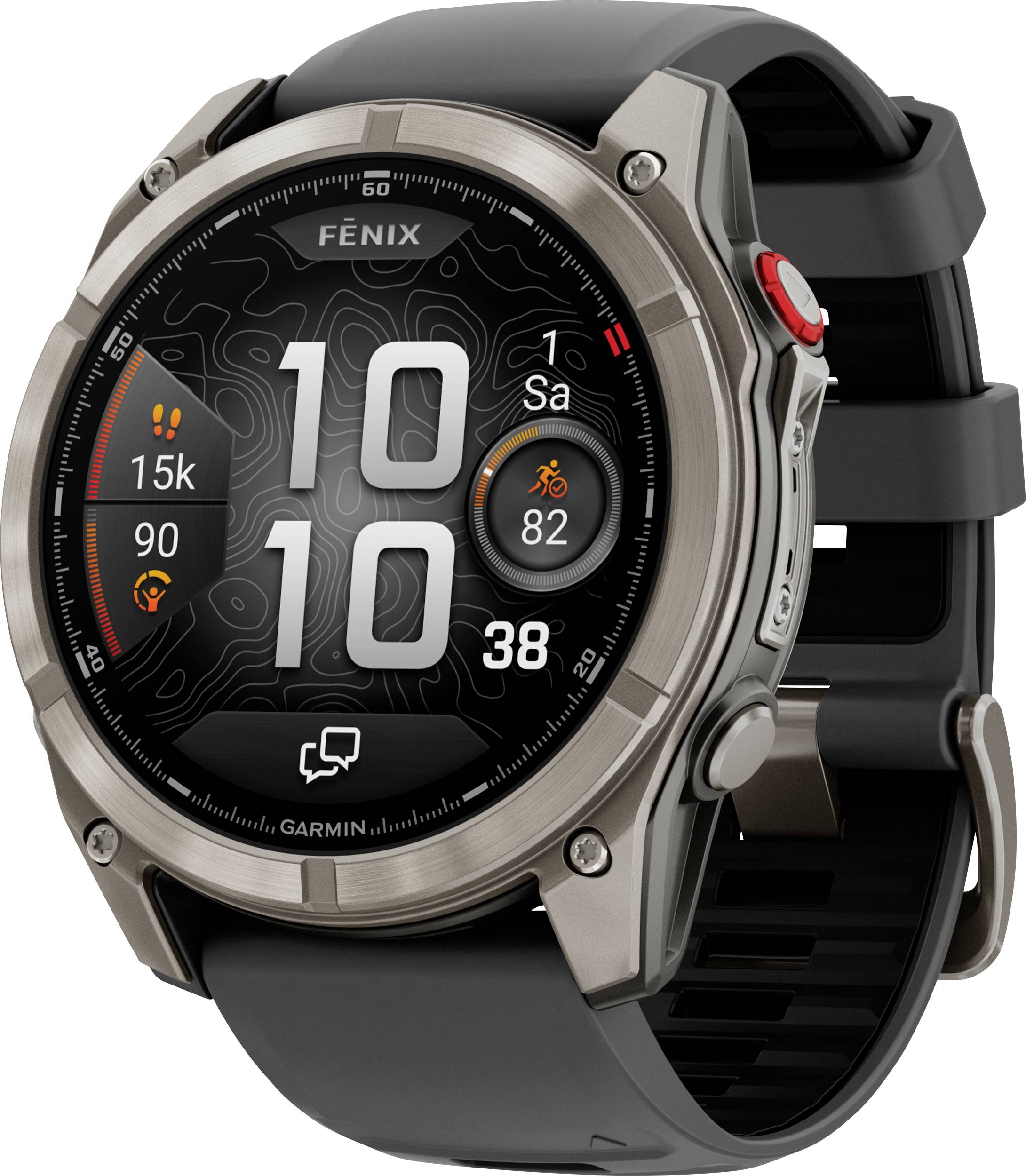 Eine Smartwatch zeigt 