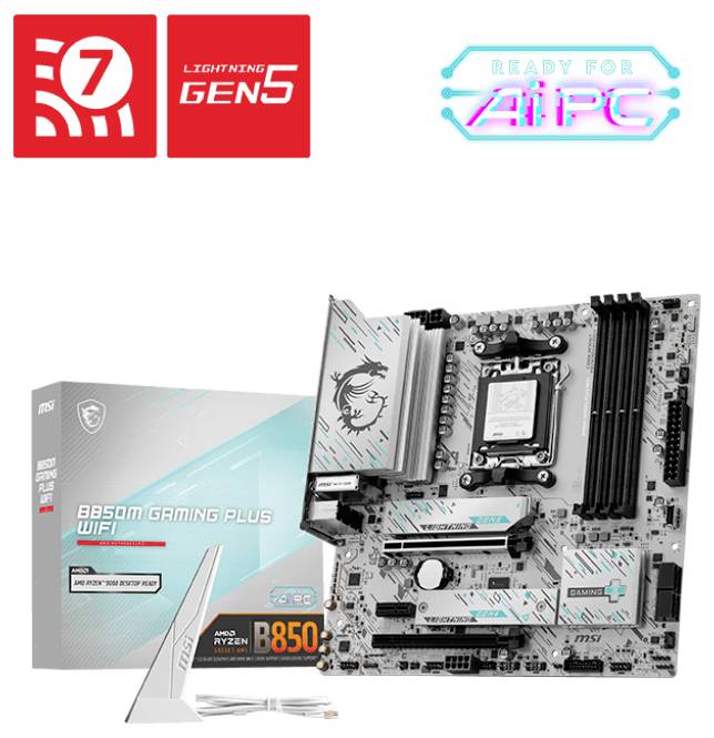 MSI B850M GAMING PLUS WIFI AM5 Mainboard