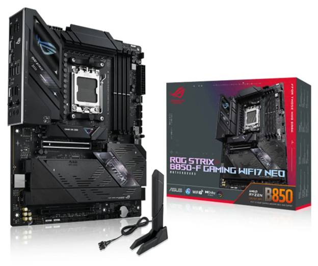 Asus ROG STRIX B850-F GAMING WIFI7 NEO Mainboard Sockel (PC) AMD® AM5 Formfaktor (Details) ATX Mainboard-Chipsatz AMD® B850