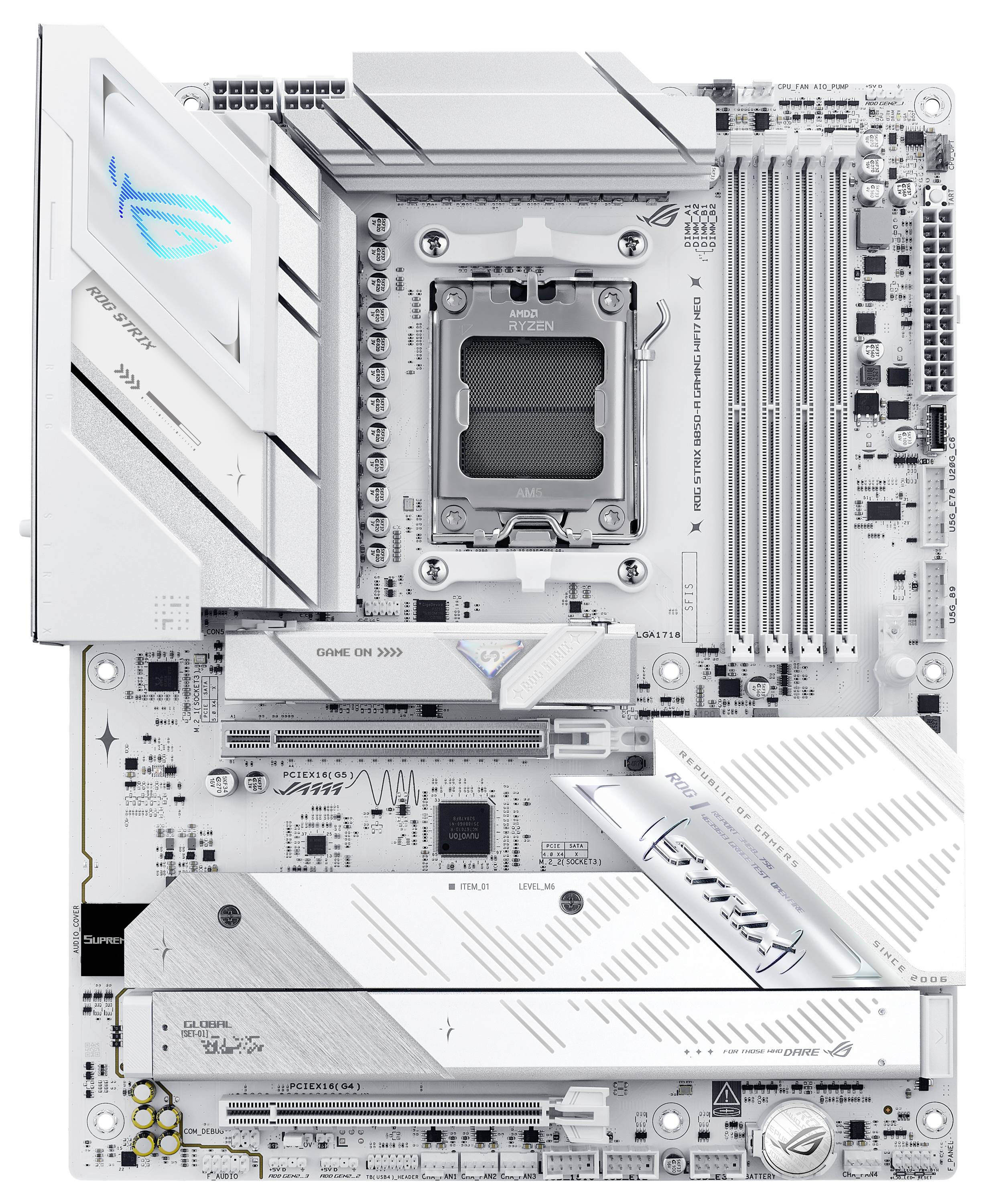 Asus ROG STRIX B850-A GAMING WIFI7 NEO Mainboard Sockel (PC) AMD® AM5 Formfaktor (Details) ATX Mainboard-Chipsatz AMD® B850