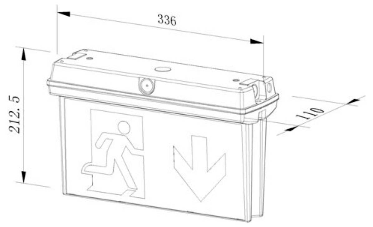 B-Lite BR564231 LED Fluchtweg-Notbeleuchtung