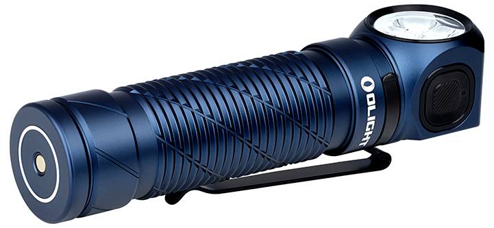 OLight Perun 3 (Midnight Blue) LED Taschenlampe, Stirnlampe 3000lm