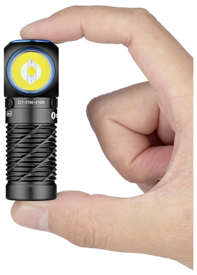 OLight Perun 3 Mini HCRI NW LED Taschenlampe, Stirnlampe akkubetrieben 920lm