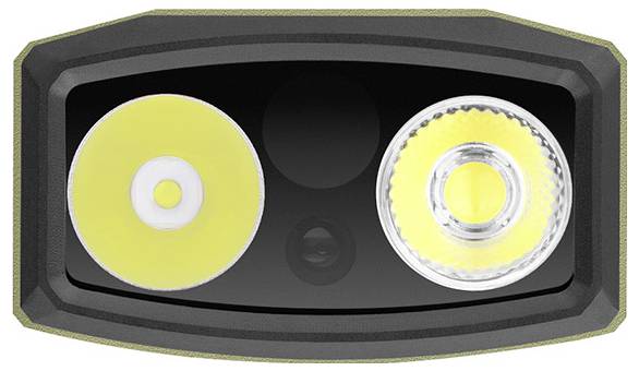 OLight ArkPro Ultra Class 1 (Olive Green) CW LED Taschenlampe mit UV-Licht, Grüner Laser, mit Stroboskopmodus akkubetrieben 520lm