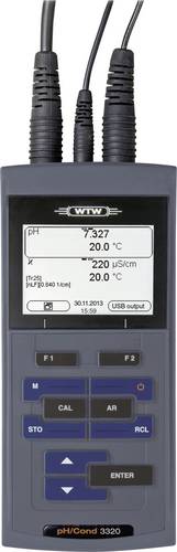 WTW pH/Cond 3320 Multiparameter-Handmessgerät Temperatur, TDS, Widerstand, Leitfähigkeit, pH-Wert