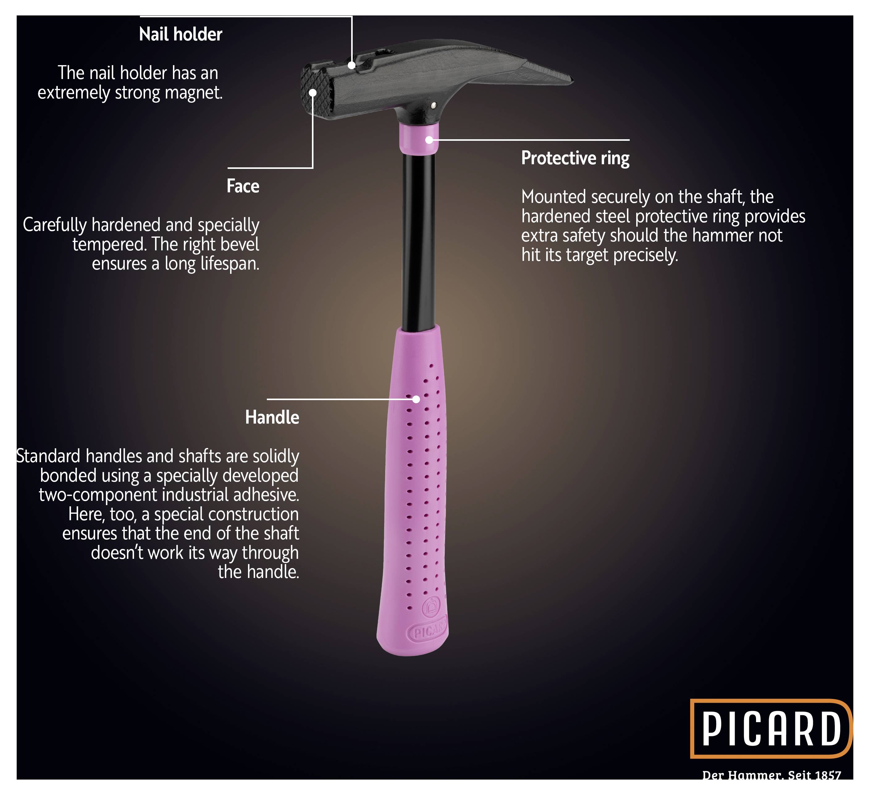 Picard 0062600 Latthammer 760g 320mm DIN 7239 1St.