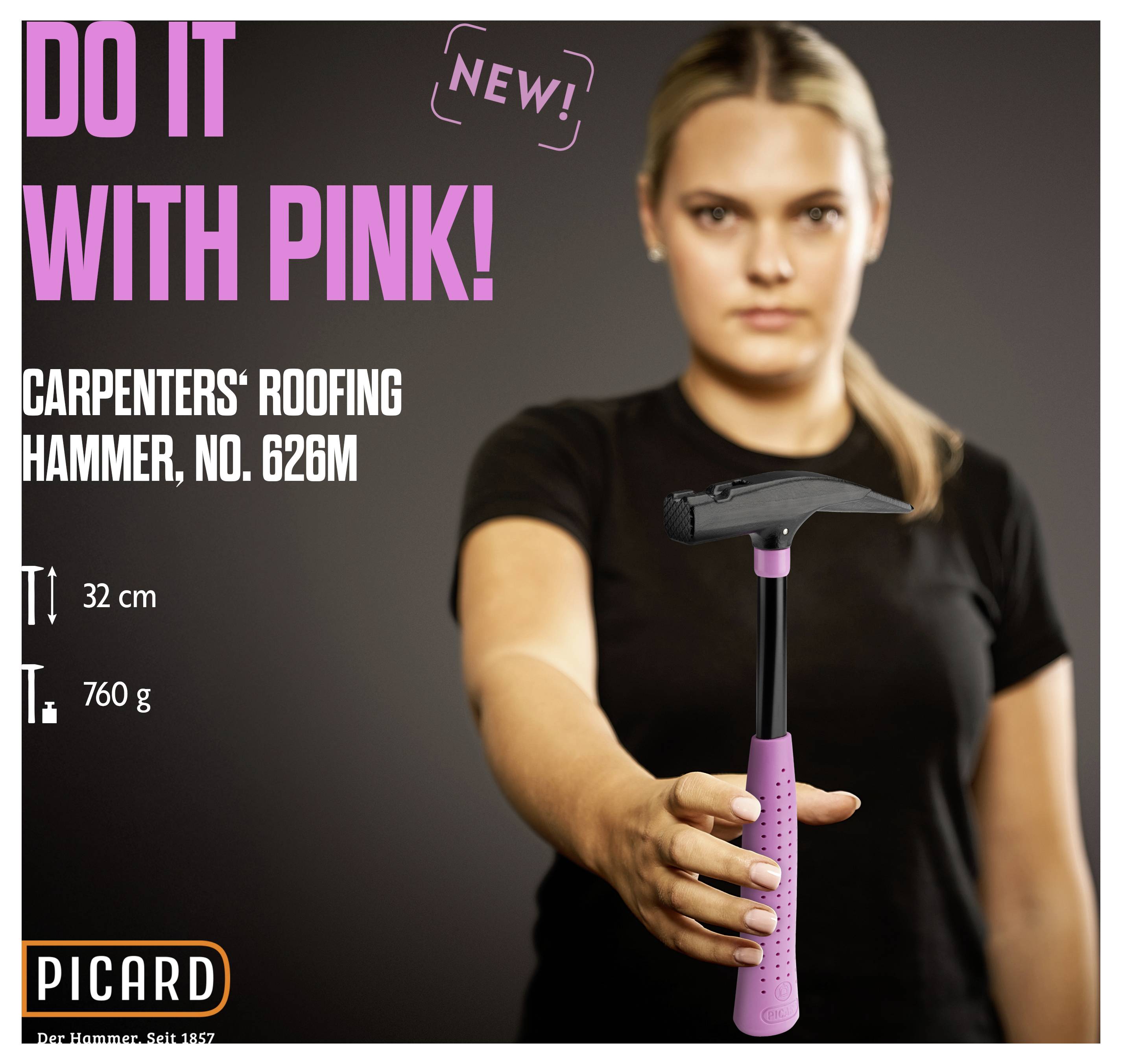 Picard 0062610 Latthammer 760g 320mm DIN 7239 1St.