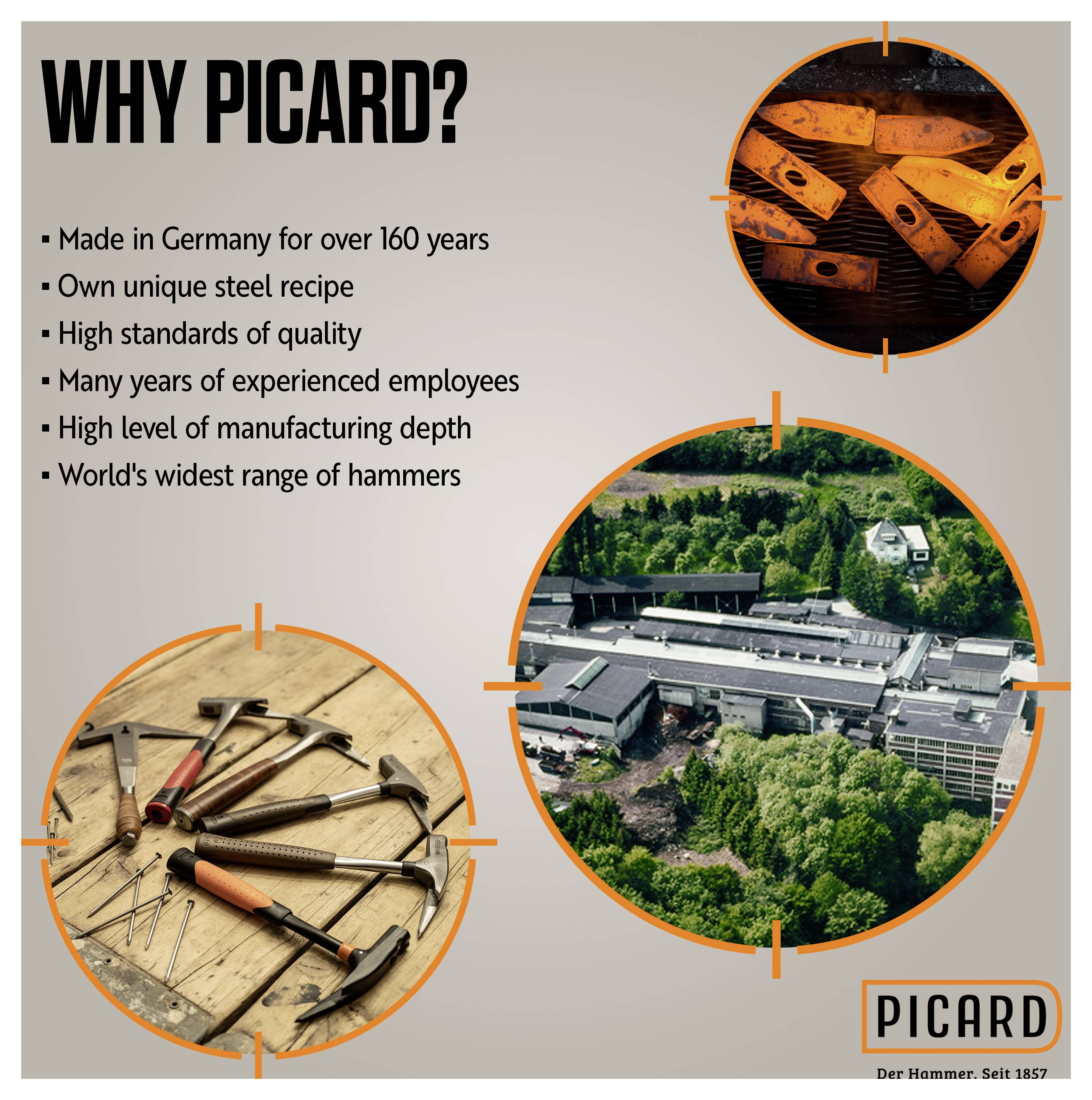 Picard 0062610 Latthammer 760g 320mm DIN 7239 1St.