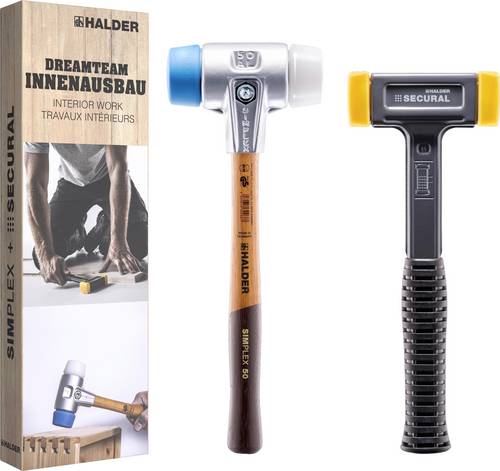 Halder Aktionsbox Dreamteam 3117s003 Hammer-Set weich 1030 130mm 2St.