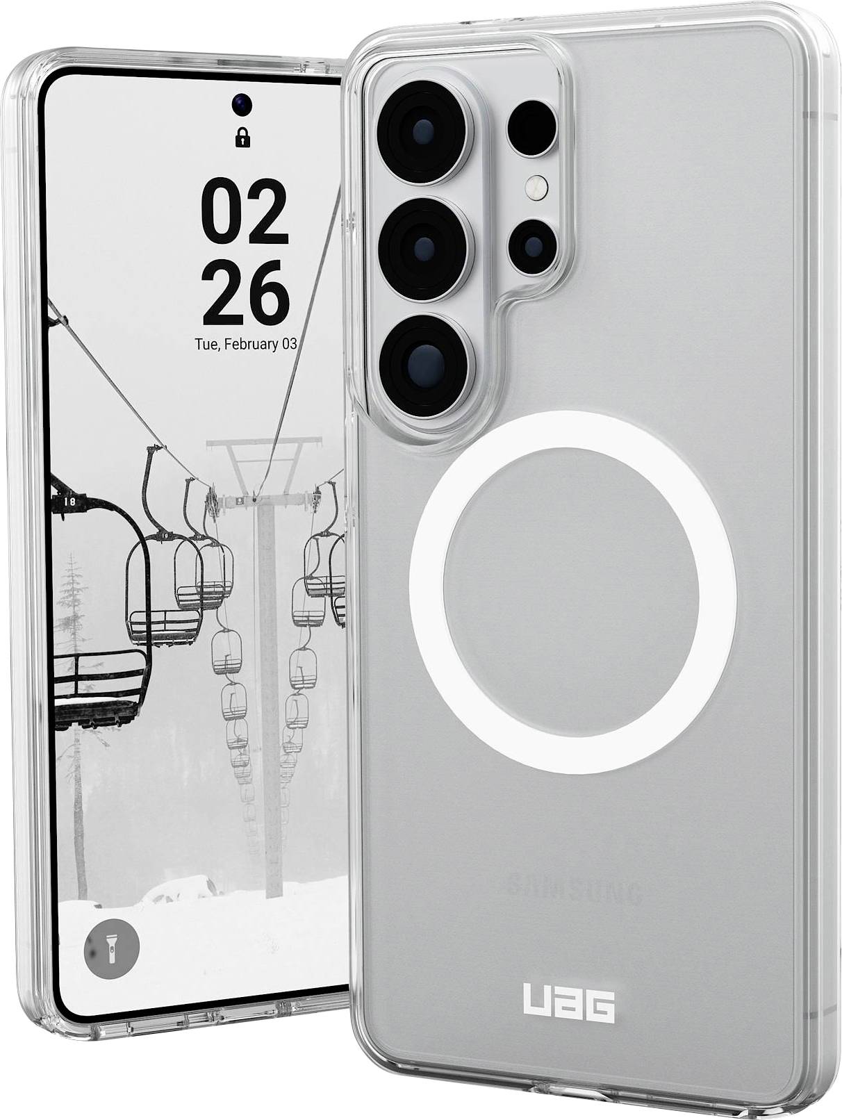 Urban Armor Gear Scout Clear Case Samsung Galaxy S26 Ultra Durchsichtig MagSafe kompatibel, mit Magnet-Modul 214551114341