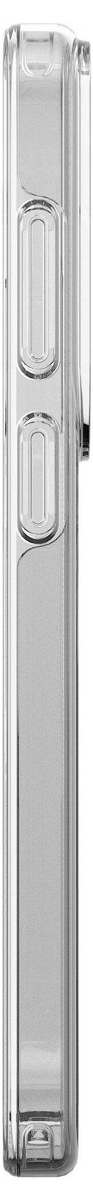 Ein Stift mit einer transparenten Kappe und sichtbarer Tinte im Inneren, vertikal positioniert.