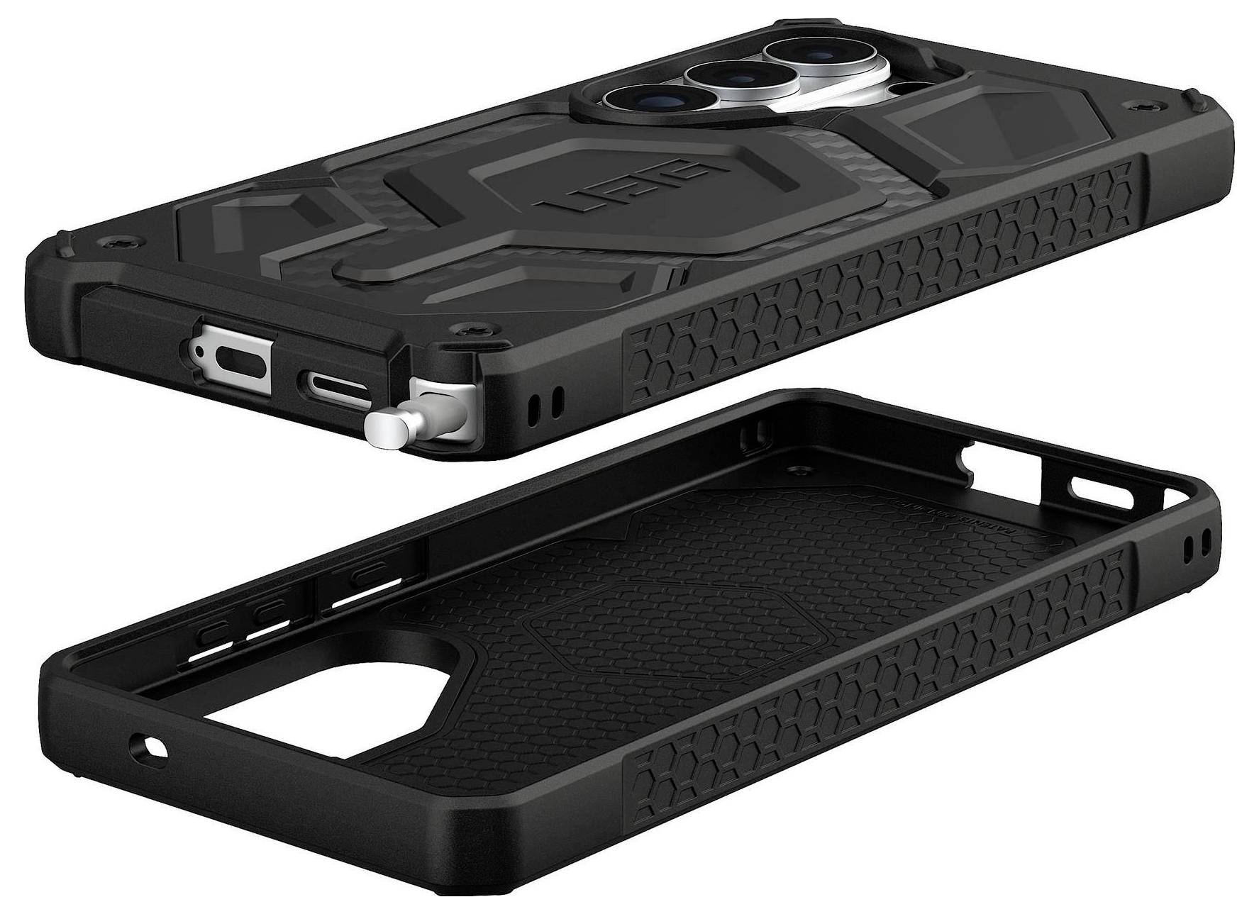 Urban Armor Gear Monarch Pro Case Samsung Galaxy S26 Ultra Carbon MagSafe kompatibel, mit Magnet-Modul 214513114242