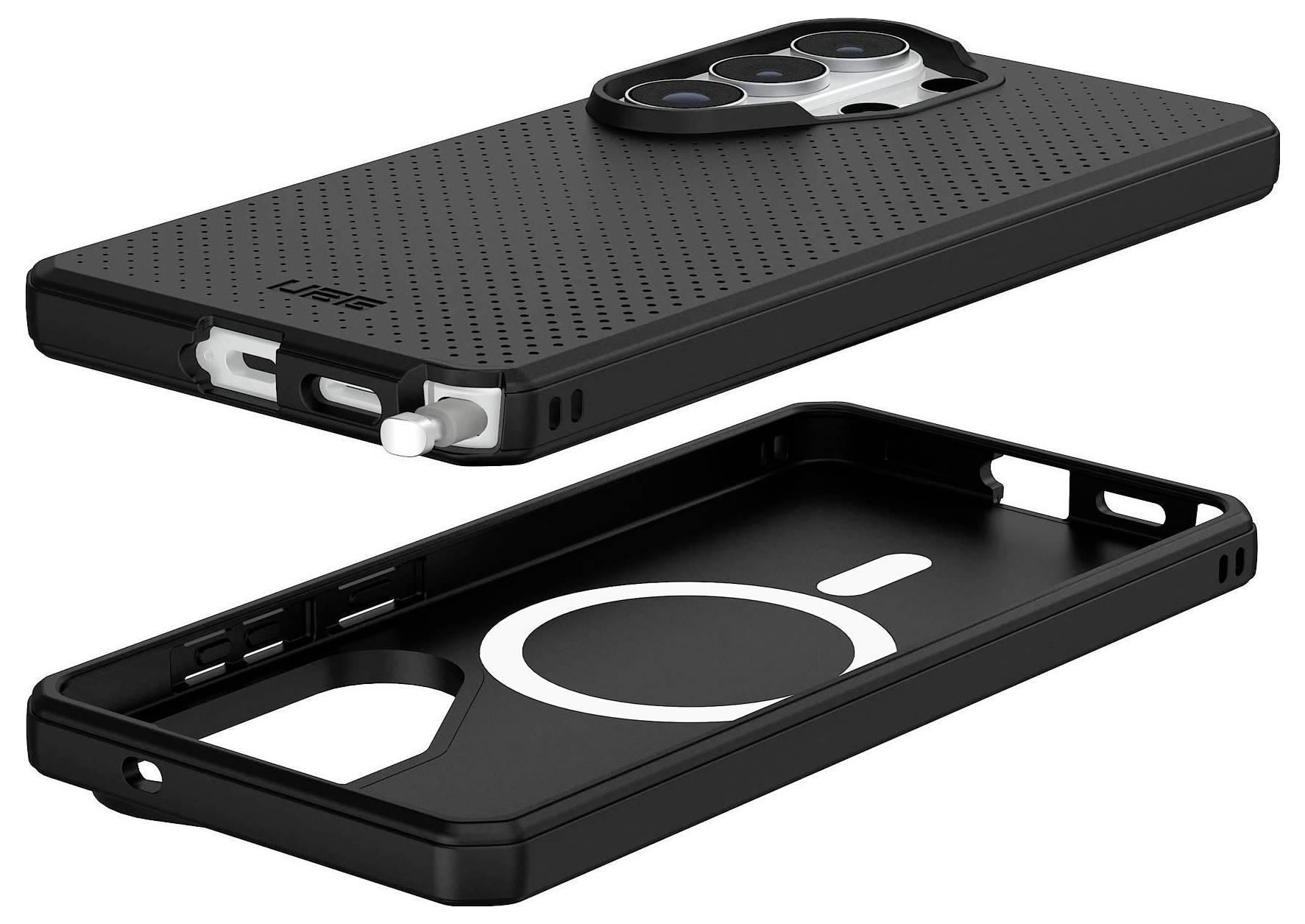 Urban Armor Gear Dot Case Samsung Galaxy S26 Ultra Schwarz MagSafe kompatibel, mit Magnet-Modul 214519114040